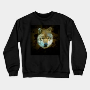 Wolf portrait Crewneck Sweatshirt